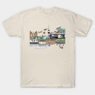 Huntsville Scape // Space & Aviation T-Shirt